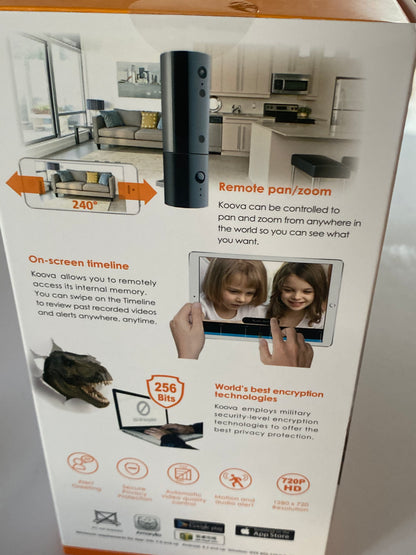 Camera de surveillance ultra intelligente Amaryllo HD Patio Blanc et noir détection du bruit