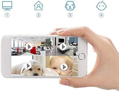 Mini caméra, enregistreur vidéo 1080P Portable petite caméra IP P2P sans fil avec détecteur de mouvement, contrôle d'application pour IOS et Android RÉUTILISABLE