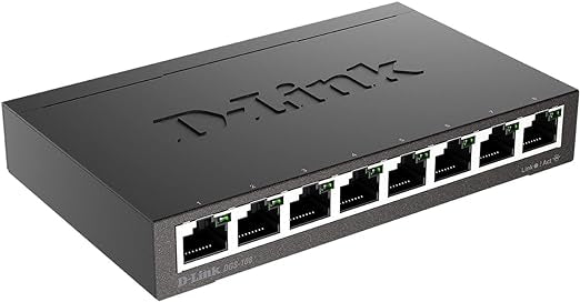 D-Link Switch 8 ports boîtier métal neuf