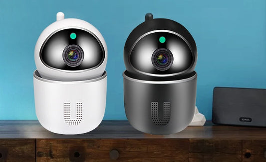 Caméra "Cloud-Watcher 1080P" – Rotation 360°, Audio Bidirectionnel & Stockage Cloud Sécurisé