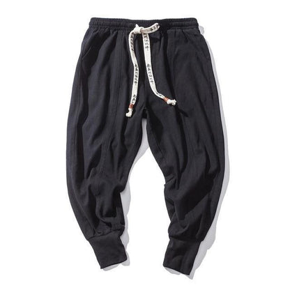 Pantalon Harem "Street-Zen" – Mélange Coton & Lin, Coupe Hip-Hop & Chevilles Ajustées