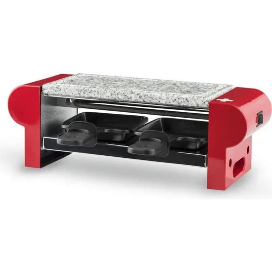 Raclette 2 personnes et plaque de granit - Température réglable - Puissance : 350 W neuve