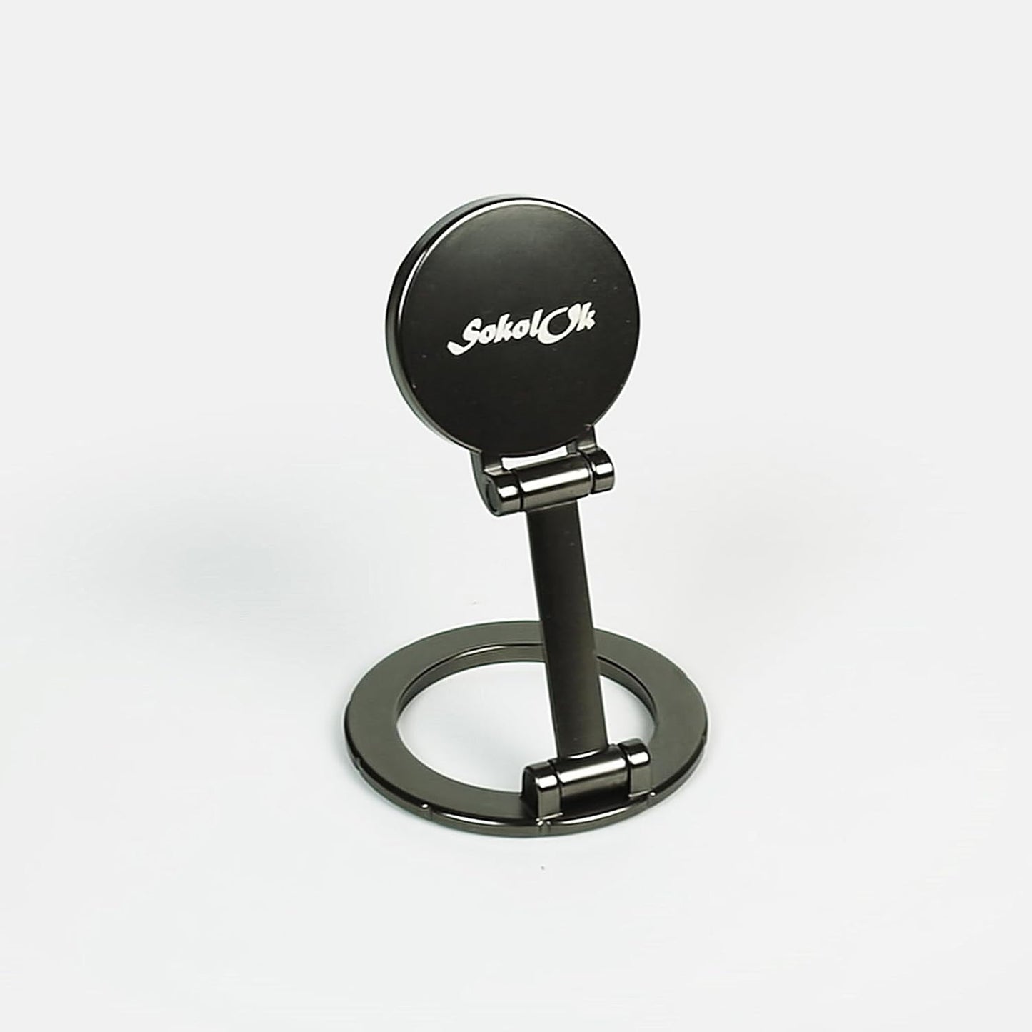 SokolOk Support magnétique pour voiture - Support magnétique pliable à 360° - Compatible avec tous les téléphones, Galaxy, smartphones, iPhone