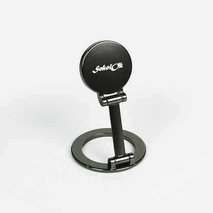 SokolOk Support magnétique pour voiture - Support magnétique pliable à 360° - Compatible avec tous les téléphones, Galaxy, smartphones, iPhone