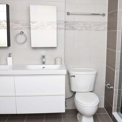 Lot de matériel pour salle de bain, 3 pièces, chrome poli neuf