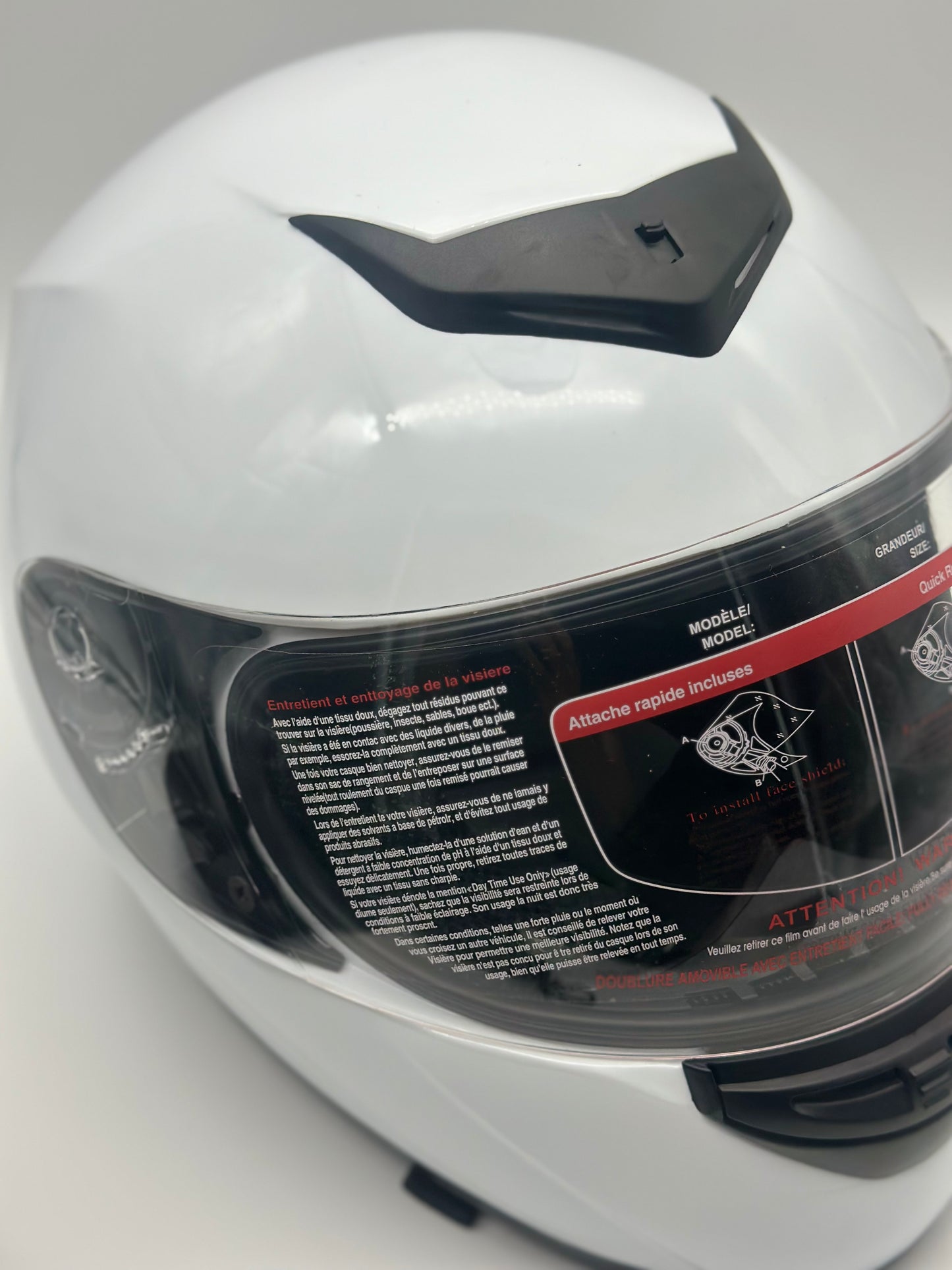 Casque de Moto Intégral, Scooter Respirant pour Femme Homme Adultes, Protection de Sécurité, Certifi XL
