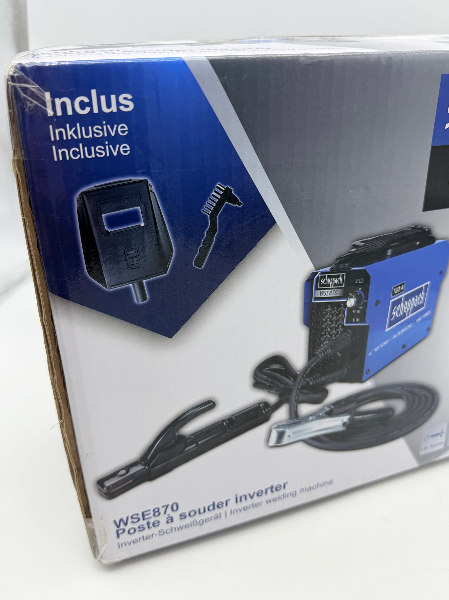 Sceppach poste a soudés WSE 870, 120 A avec accessoires
