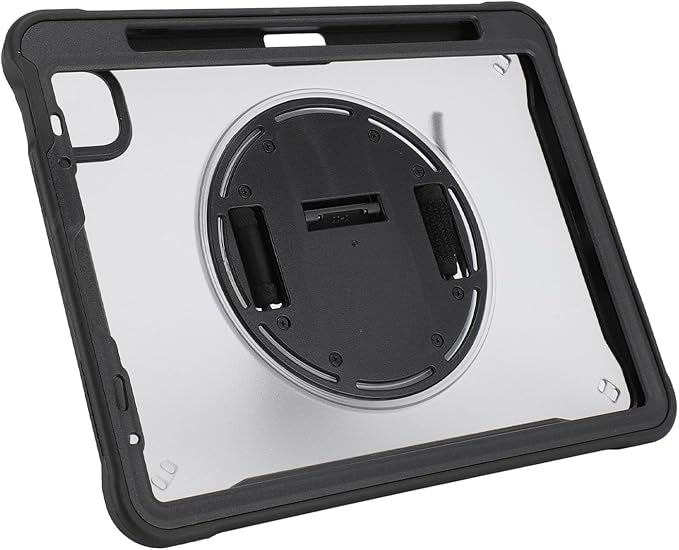 Étui pour tablette, housse de tablette anti-collision, housse de tablette anti-collision, empêche les chutes avec bandoulière pour iPad Pro12 pouces  (noir)