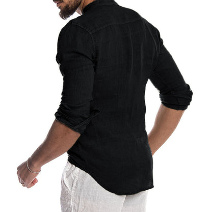 Chemise "Nico Bestseller" – 100% Lin Respirant & Coupe Casual Chic