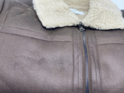 Magnifique blouson marron havane taille L neuf