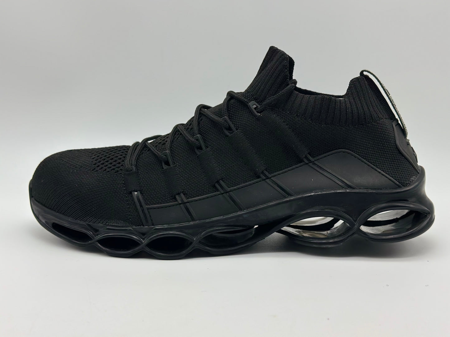 Chaussures de Sécurité Hommes Basket de Securite Femme Protection Acier Amorti Mode Confortable Legere Respirante Chaussure de Chantier(Noir G,44 EU)