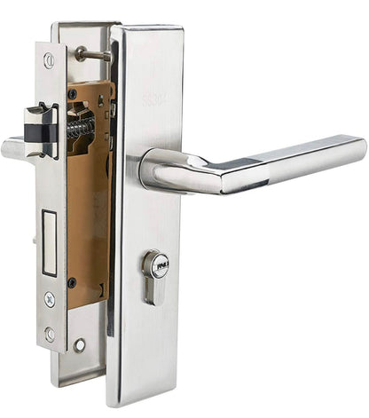 Sécurité à la maison de verrou de levier de levier de levier de dossier avant avant en aluminium durable en aluminium avec des clés