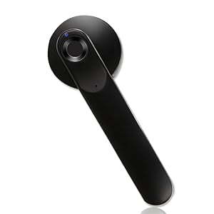 SEPOX poignée de porte intelligente reconnaissance d’empreintes digitales en métal téléphone portable bluetooth carte à puce serrure de porte noire à la maison sans clé neuf