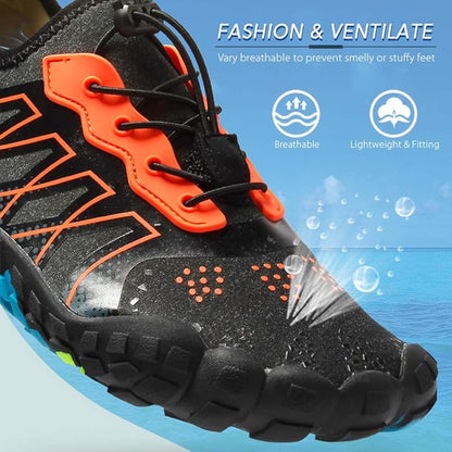 Lixada Chaussures Aquatiques Homme Femme Pieds Nus à séchage Rapide Chaussures Respirant Chaussures de Sport pour Marche Natation Plongée Surf Sport Aquatiques de Plage