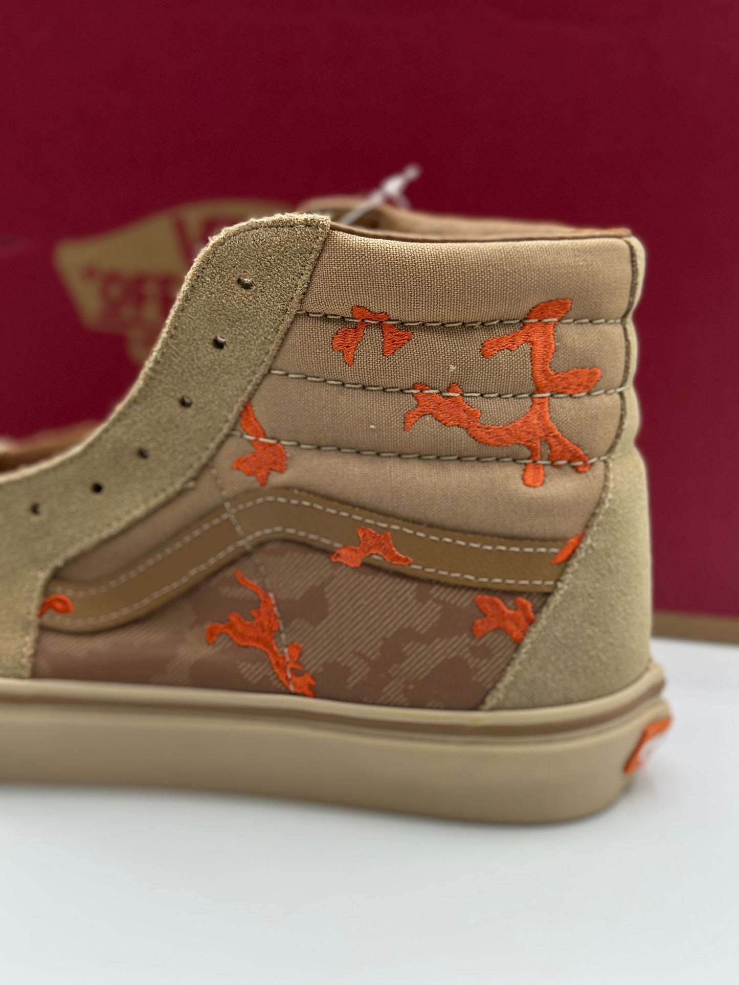 Sk8-hi Camo Embroderies Beige/orange