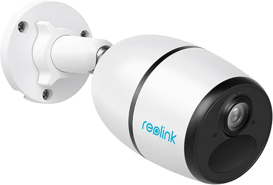 Reolink Go Caméra 3G/4G LTE Surveillance Extérieure sans Fil avec Batterie Rechargeable, 1080P Caméra Carte SIM avec Détection PIR, Audio Bidirectionnel, Fente Carte SD, Vision Nocturne