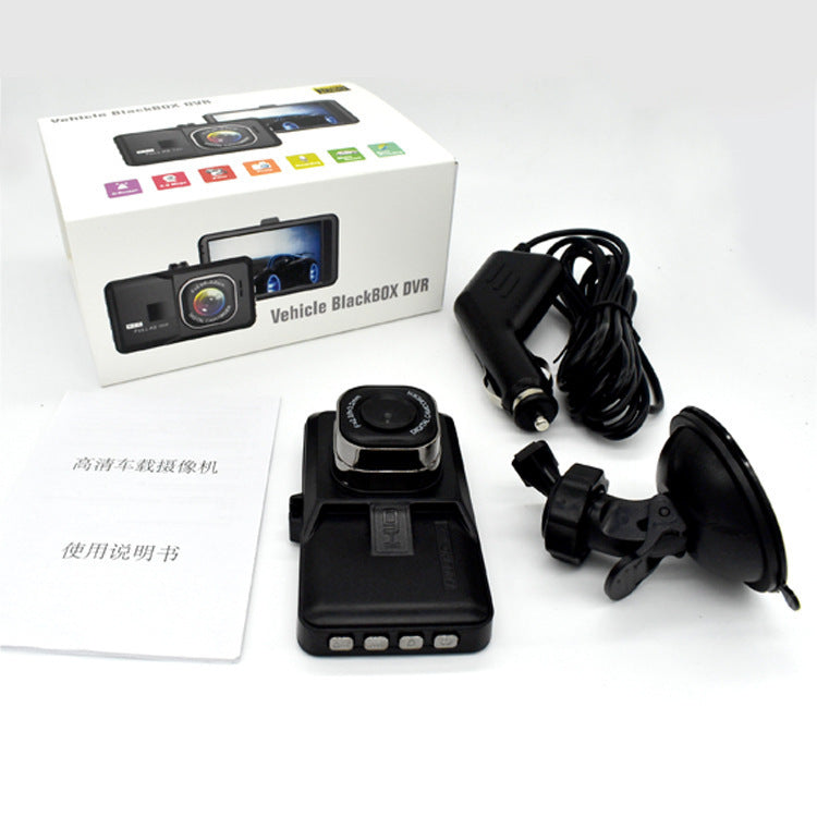 Camera embarquée, dash cam Enregistreur de conduite caché Acier en or noir 3,0 pouces HD 1080P Enregistreur de conduite de voiture Spot du fabricant