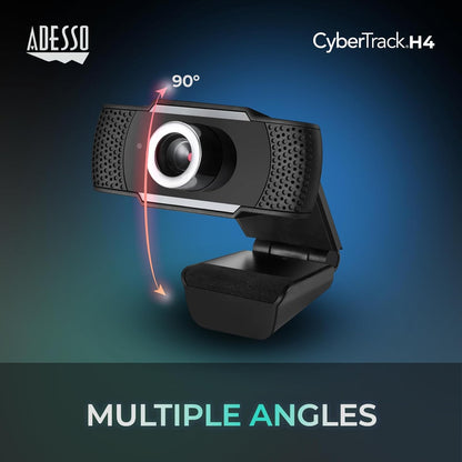 Adesso CyberTrack H4
WEBCAM 1080P - CMOS 2.1 MP - MICROPHONE - FOCUS MANUEL - USB