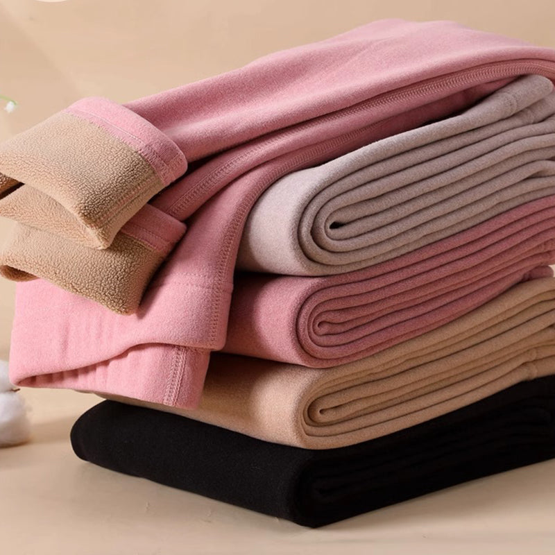 Legging "Luxury Warm" en Cachemire – Doublure Polaire & Effet Amincissant