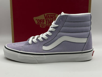 Vans Sk8-hi Baskets violet tulipe/blanc véritable, pointure femme et homme