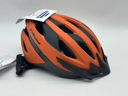 Motodak Casque Route/VTT polisport Sport Ride Orange Fluo/Noir Mat avec reglage Occipital 58/62