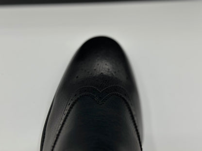Bruno Marc Men Chelsea Boots Brogue en cuir Bottes de cheville Bottes Slip Boots