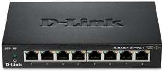 D-Link Switch 8 ports boîtier métal neuf