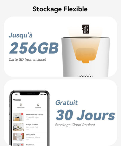 Imou 2K Caméra Surveillance WiFi Extérieur sans Fil Batterie, Caméra de Surveillance Extérieur, PIR & AI Détection Humaine, Vision Nocturne Couleur, Audio Bidirectionnel,Mode Privé,Sirène,Étanche IP66