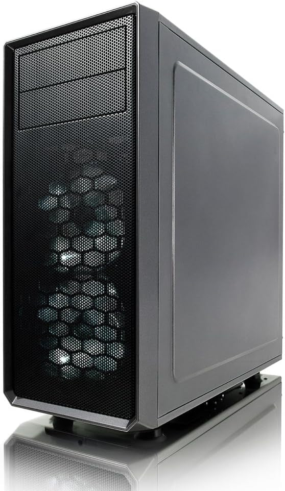 Boîtier d’ordinateur Mid Tower - ATX - Débit d’air élevé - 2X Fractal Design Silent LL Series 120mm neuf