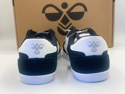 HUMMEL  Bas Haut Baskets à Lacets en Noir Blanc Taille 42