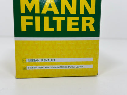 MANN-FILTER W 8013 Filtre à huile
M20x1.5, avec un clapet de non retour, Filtre vissé
Réf.: W 8013
EAN: 4011558022167. INFINITI
NISSAN
RENAULT
SUZUKI
