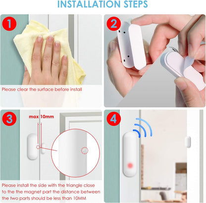 L'alarme WiFi à capteur Intelligent pour Portes et fenêtres avec Un système de sécurité sans Fil neuf