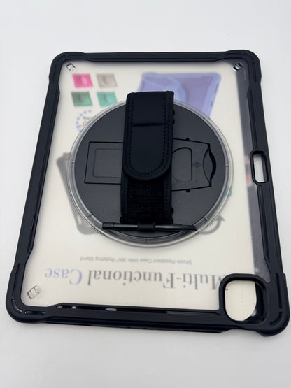 Étui pour tablette, housse de tablette anti-collision, housse de tablette anti-collision, empêche les chutes avec bandoulière pour iPad Pro12 pouces  (noir)