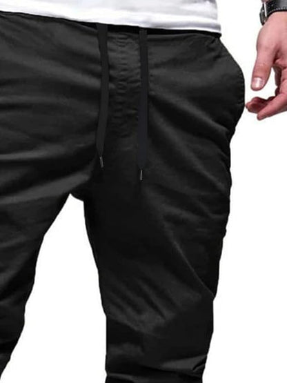 Pantalon cargo pour homme, taille élastique avec plusieurs poches, décontracté, respirant, randonnée, travail
Taille: M