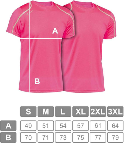 T-Shirt Technique pour Homme, Sport, Manches Courtes, Mesh | Vêtements de Sport d'été Respirants à séchage Rapide | Idéal pour la Salle de Sport, l'entraînement, Les Loisirs et Le Fitness