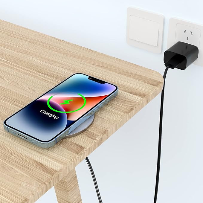 Chargeur Induction Encastrable Les Meubles 60mm 2.36 ",  Compatible pour iPhone neuf