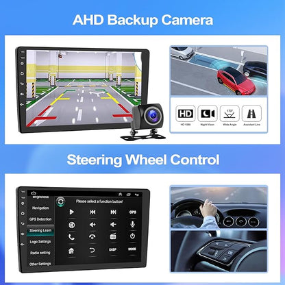 Autoradio 12’’ 2din CarPlay et androïde auto wifi, Bluetooth universel neuf