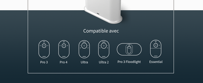 Arlo Station d’Accueil Certifiée, Stockage Local - Carte Clé USB, WiFi 2,4 Et 5 GHz Neuf