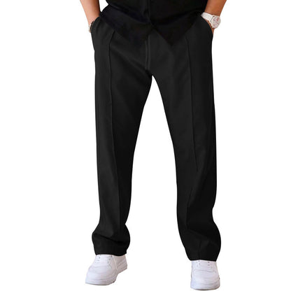 Pantalons pour hommes droit ample décontracté avec cordon de serrage Vêtements design