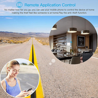 Interrupteur WiFi Alexa Sans Fil Tactile Commande à Distance Par Téléphone neuf