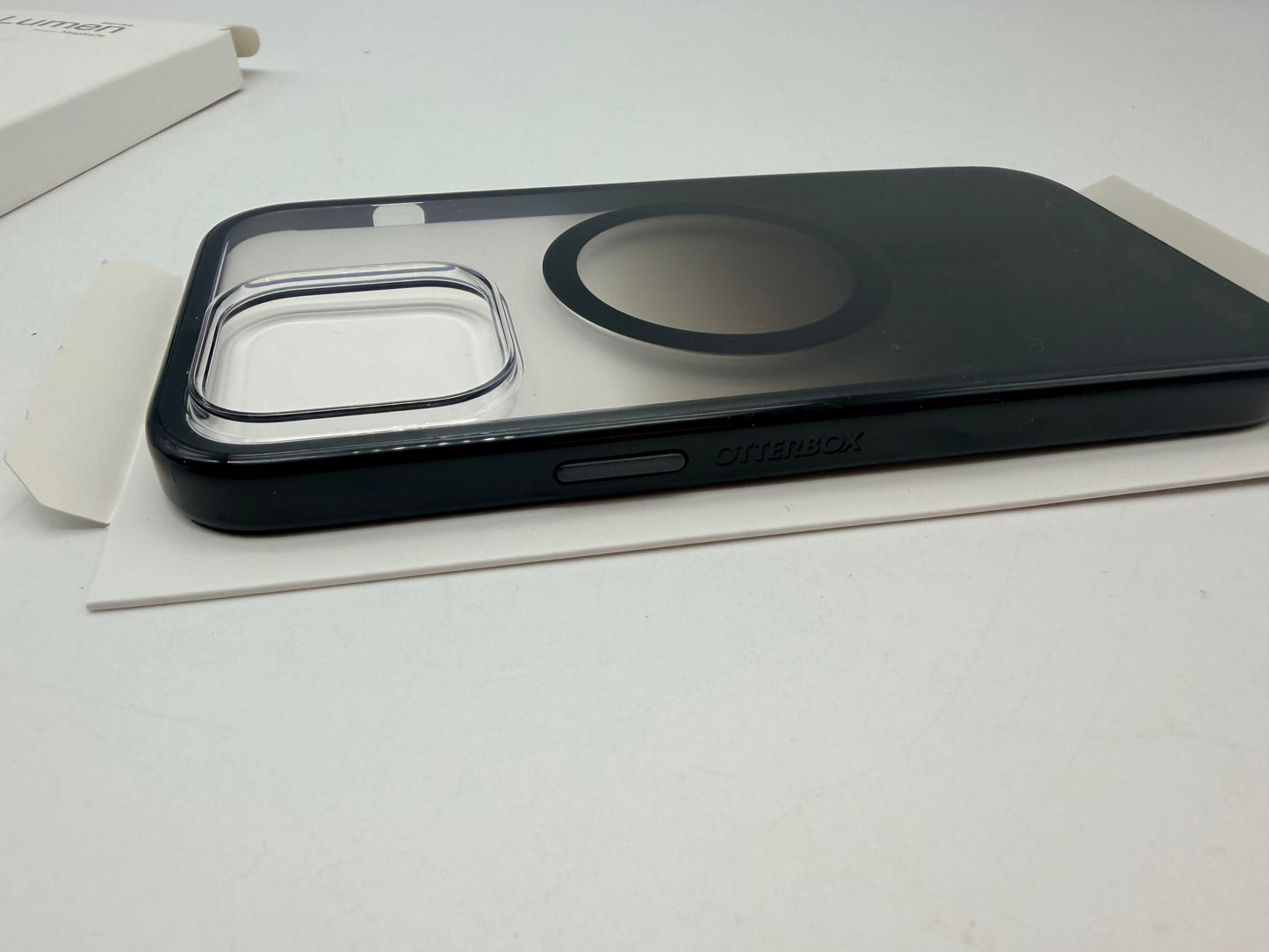 Otterbox Serie Clear coque avec MagSafe, Coque pour iPhone 14 Pro Max, Antichoc, Anti Chute, très Fine, supporte 2 x Plus de Chutes Que la Norme Militaire, Obsidian