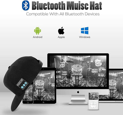 Casquette avec Haut-Parleur Bluetooth sans Fil Smart Speaker pour Sports de Plein air neuve