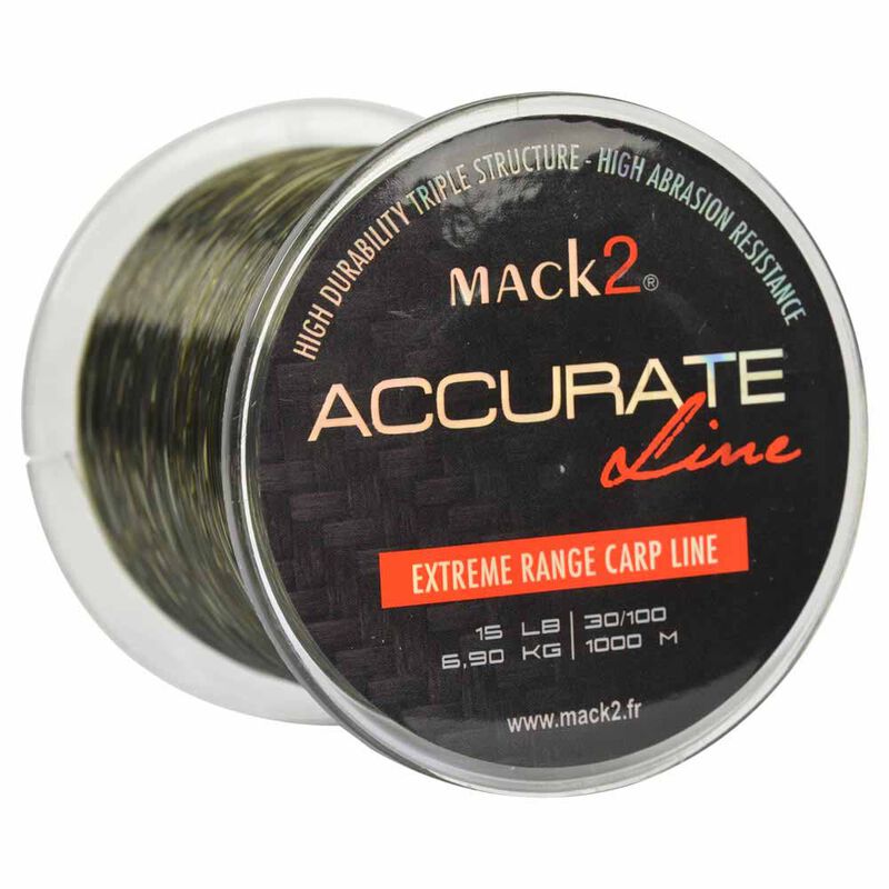 MACK2
Nylon carpe mack2 accurate line 1000 m