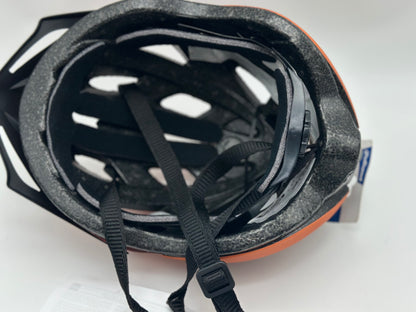 Motodak Casque Route/VTT polisport Sport Ride Orange Fluo/Noir Mat avec reglage Occipital 58/62
