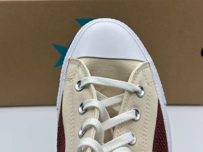 Converse - Chuck Taylor All Star - Baskets - Blanc cassé et rouge