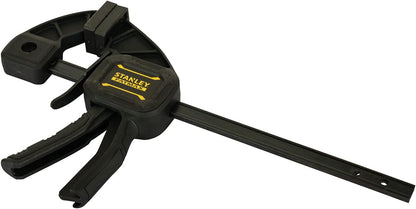 Stanley Fmht0 Serre-Joint M 150 Gamme FatMax - Travaux De Précision - Patin De Protection Amovibles - Rainure En V Pour Maintien Des Tubes - Rail En Acier - Corps En Nylon Renforcé