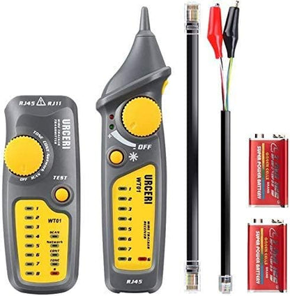 Détecteur de Câbles Electrique Testeur RJ45 RJ11 Traceur Câble Réseau Pratique à Opérer neuve