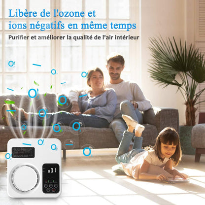 KROMEN Générateur d'ozone Ioniseur Purificateur D'air Opération Intelligente Éliminateur D'odeurs Désodorisant pour la maison Chambre Salon Toilette Bureau