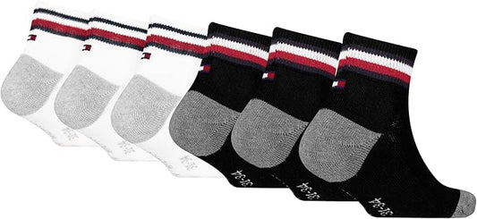 Tommy Hilfiger Iconic Sports Quarter Quarter Mixte enfant (lot de 6)