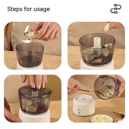 Mini hachoir à viande domestique électrique,petit mélangeur automatique multifonctions intelligente